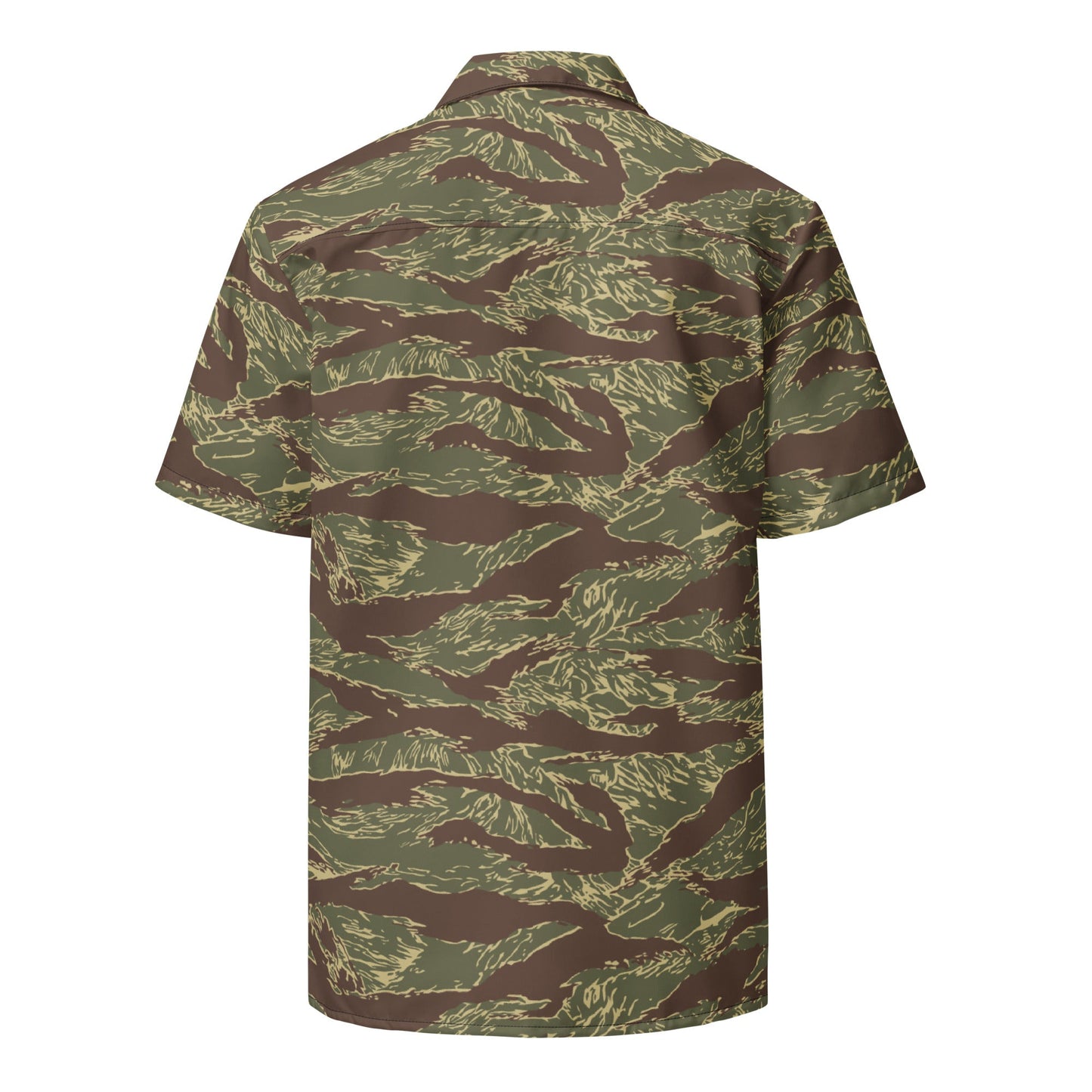 Rhodesian Tiger Stripe CAMO Unisex Short-Sleeve Button Shirt