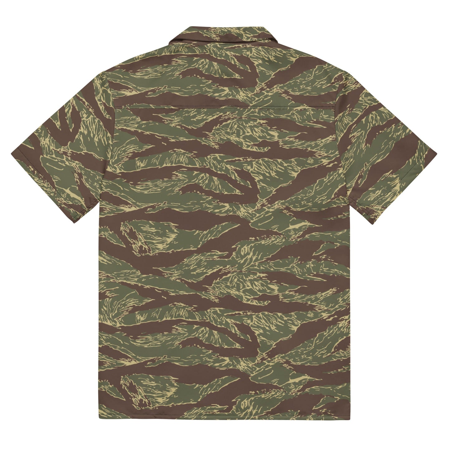 Rhodesian Tiger Stripe CAMO Unisex Short-Sleeve Button Shirt