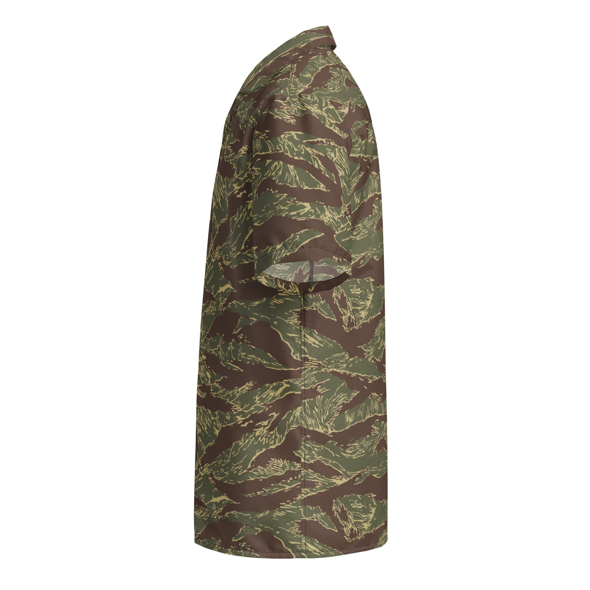 Rhodesian Tiger Stripe CAMO Unisex Short-Sleeve Button Shirt
