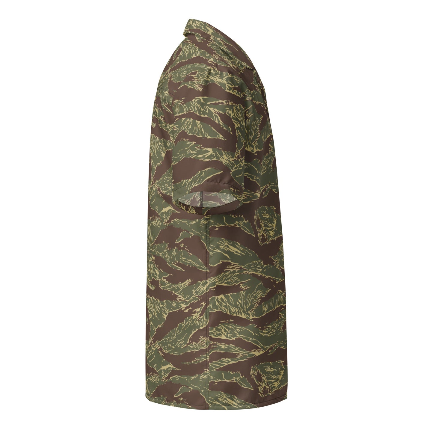 Rhodesian Tiger Stripe CAMO Unisex Short-Sleeve Button Shirt