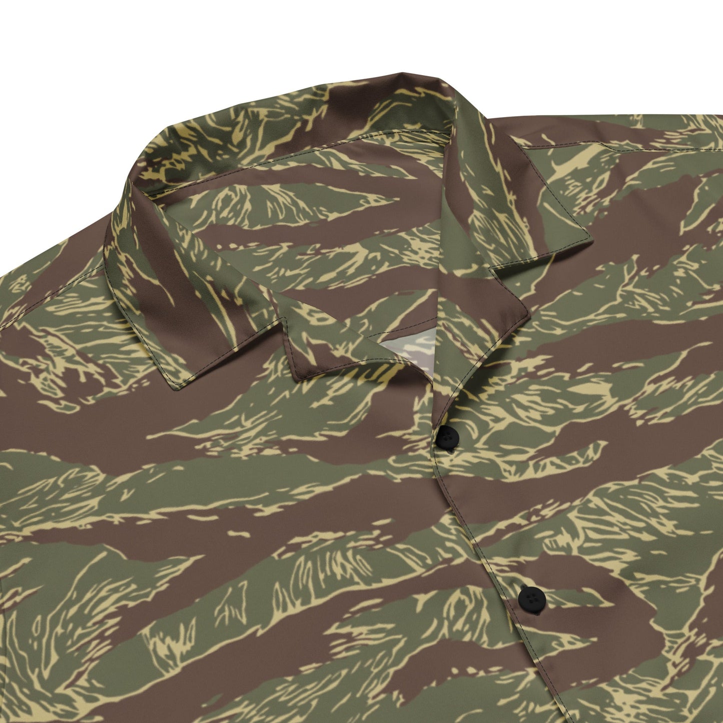 Rhodesian Tiger Stripe CAMO Unisex Short-Sleeve Button Shirt
