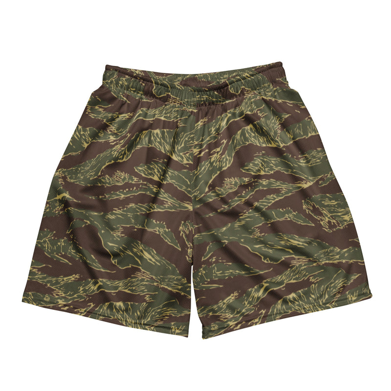Tiger Stripe Rhodesian CAMO Unisex Mesh Shorts - 2XS