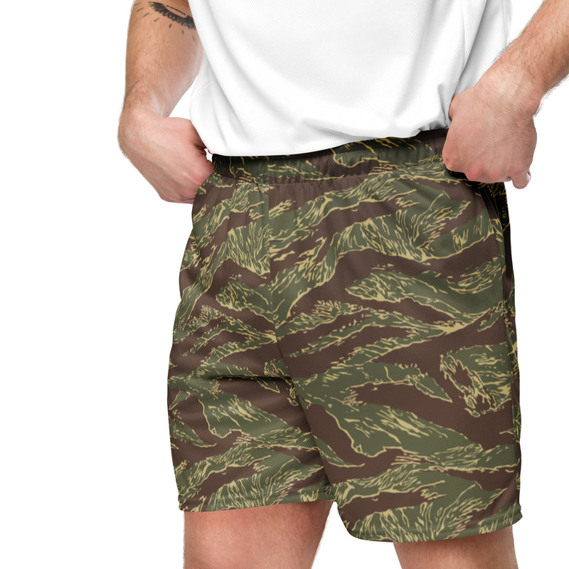 Tiger Stripe Rhodesian CAMO Unisex Mesh Shorts