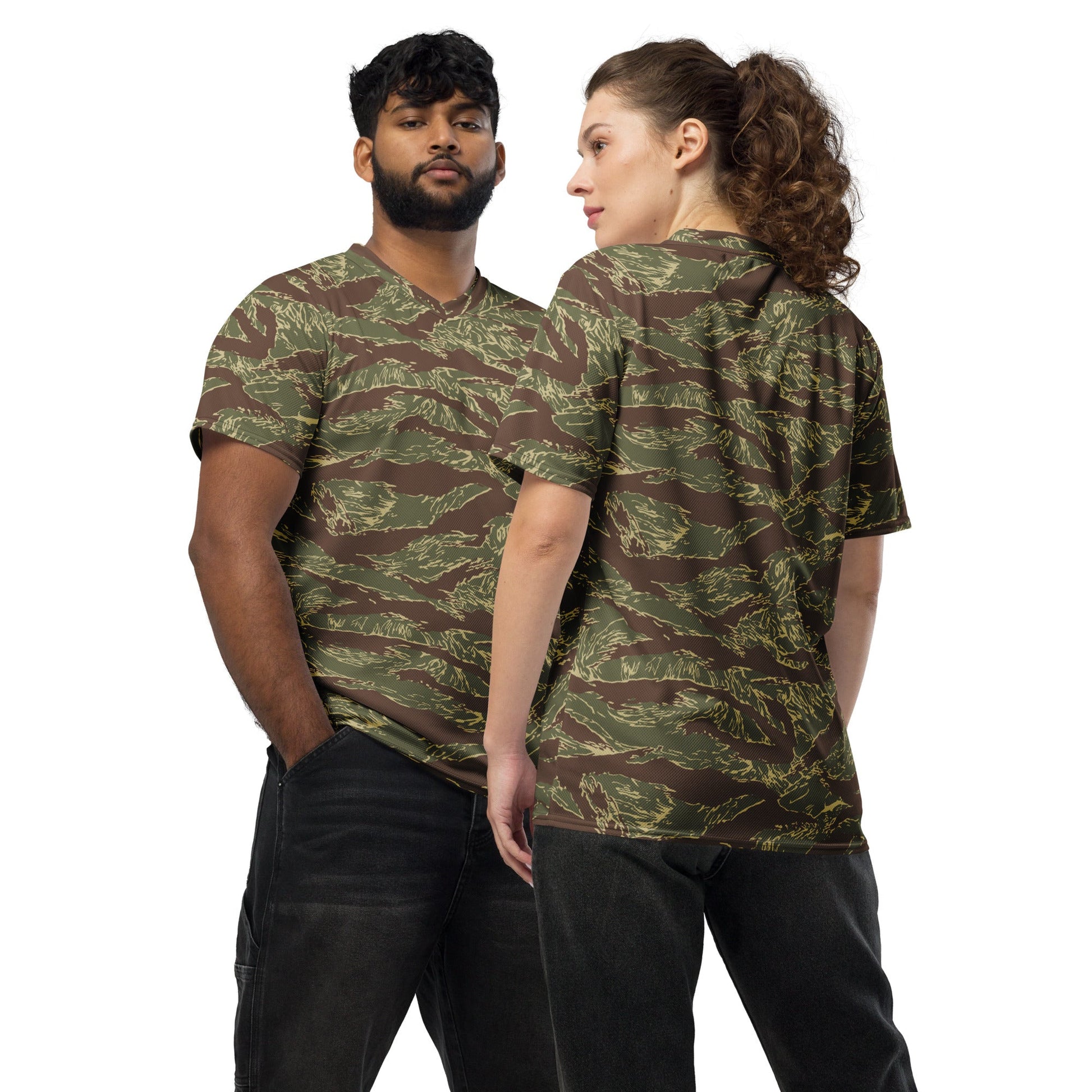 Rhodesian Tiger Stripe CAMO Unisex Sports Jersey - 2XS