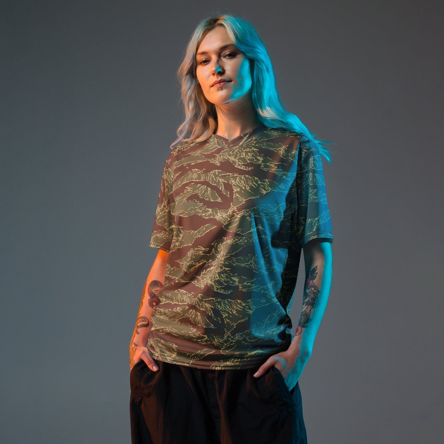 Rhodesian Tiger Stripe CAMO Unisex Sports Jersey