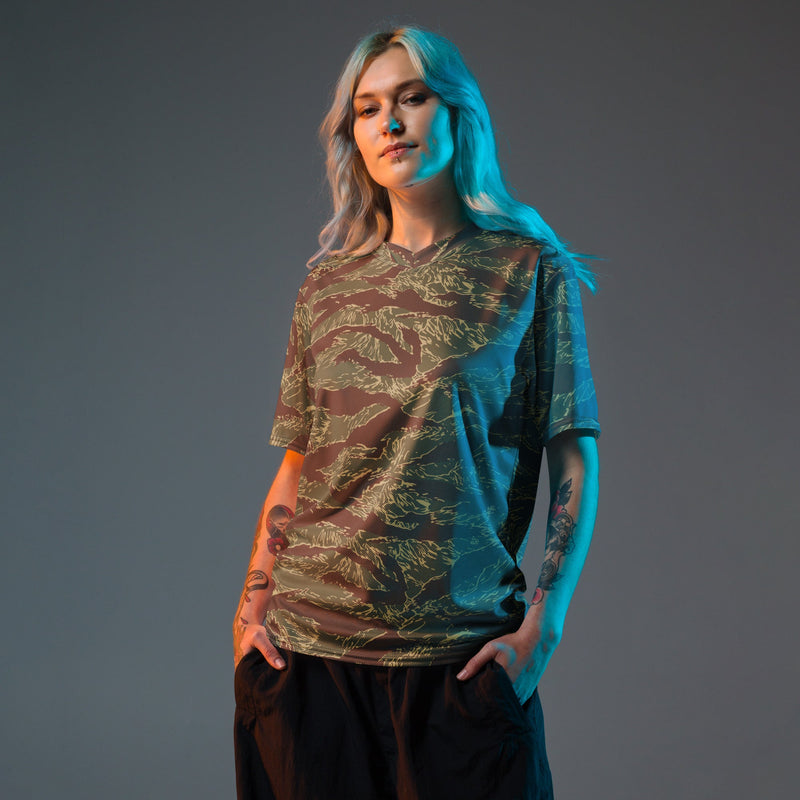 Tiger Stripe Rhodesian CAMO Unisex Sports Jersey