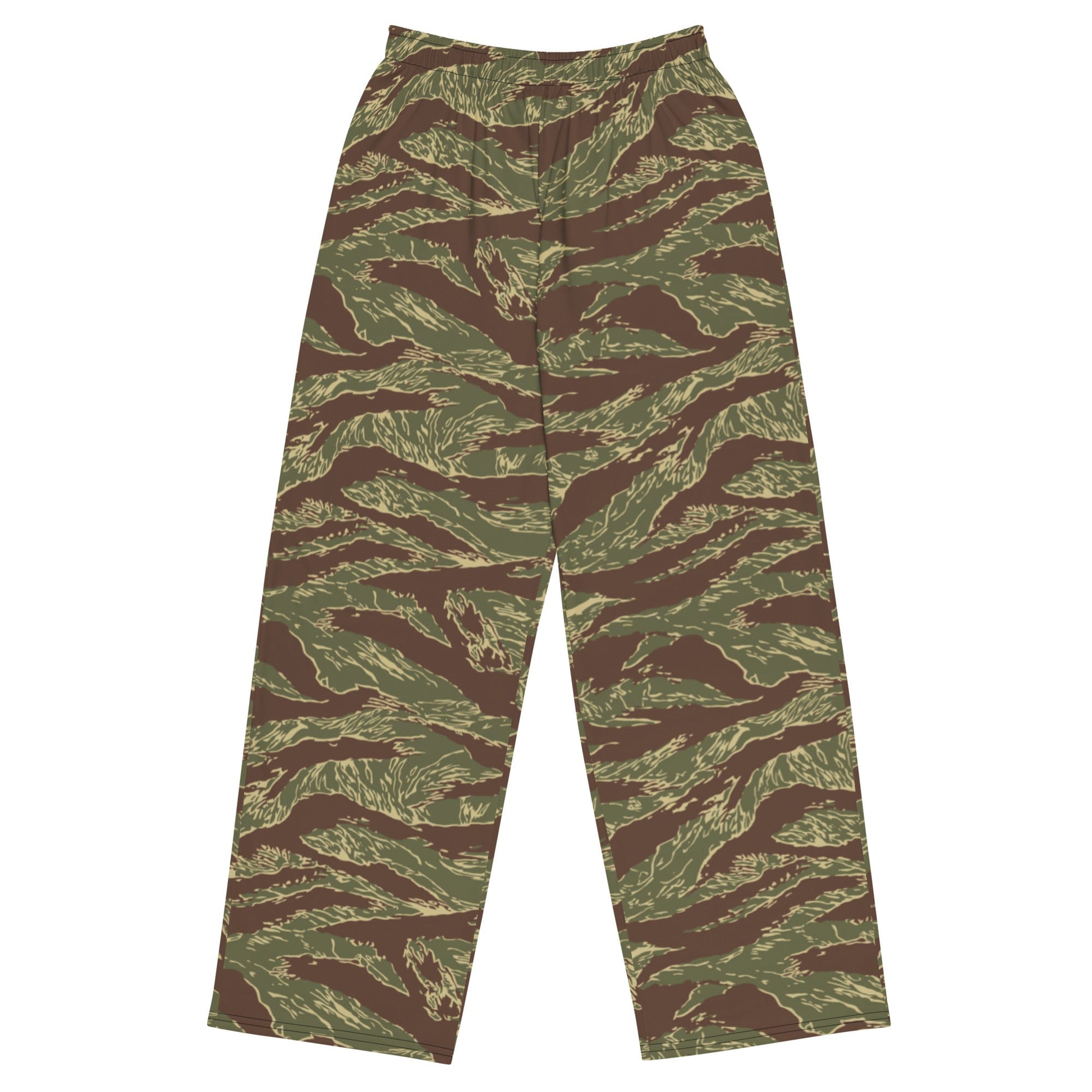 Rhodesian Tiger Stripe CAMO Unisex Wide-Leg Leisure Pants - 2XS