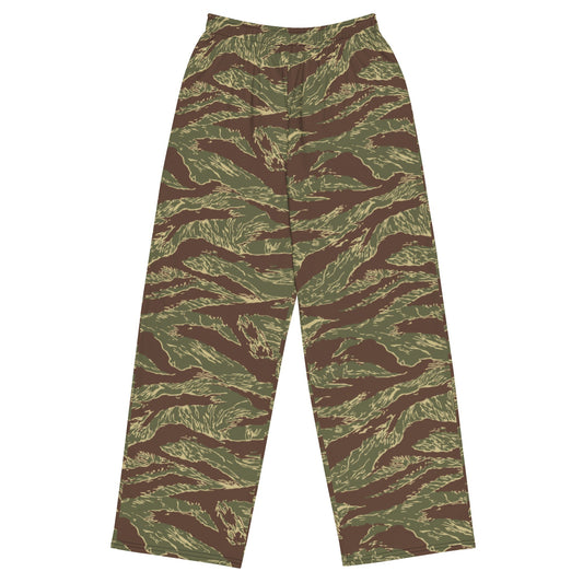Rhodesian Tiger Stripe CAMO unisex wide-leg pants - 2XS - Wide-leg Pants