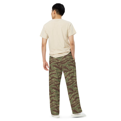 Rhodesian Tiger Stripe CAMO Unisex Wide-Leg Leisure Pants