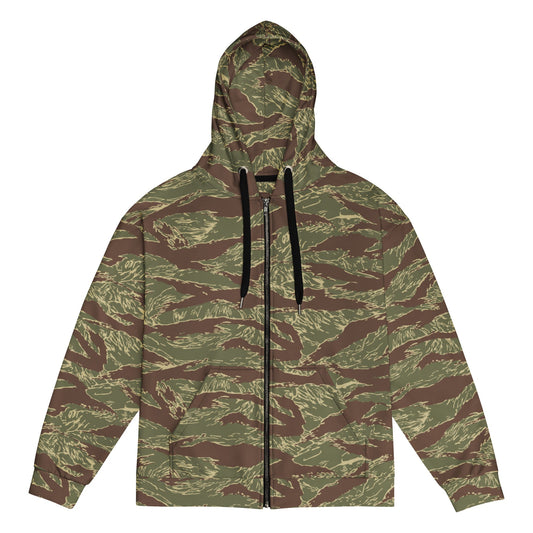 Rhodesian Tiger Stripe CAMO Unisex zip hoodie - 2XS - Zip Hoodies