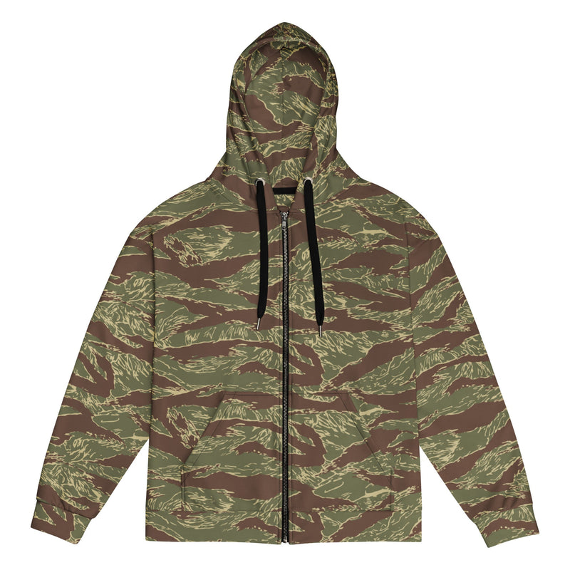 Tiger Stripe Rhodesian CAMO Unisex Zip Hoodie - 2XS