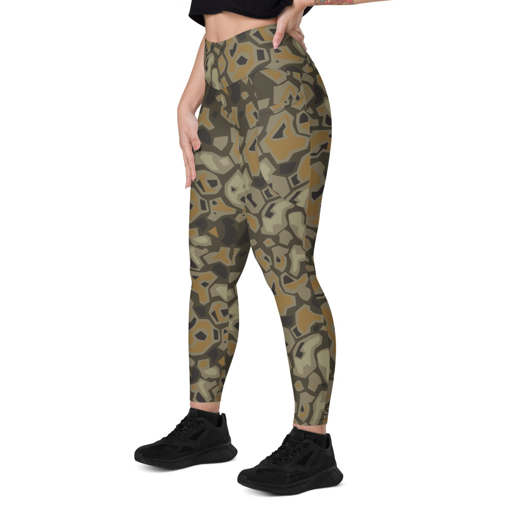 Rock CAMO Leggings with pockets - Womens With Pockets