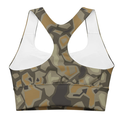 Rock CAMO Longline sports bra - Womens Sports Bra