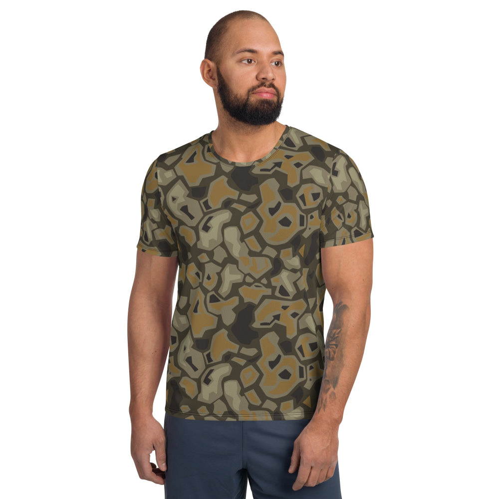 Rock CAMO Men’s Athletic T-shirt - Mens T-Shirt