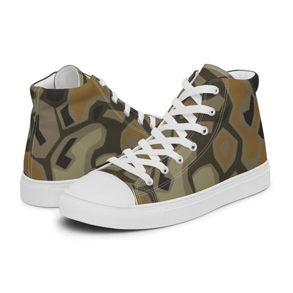 Rock CAMO Men’s high top canvas shoes - 5 - Mens High Top Canvas Shoes