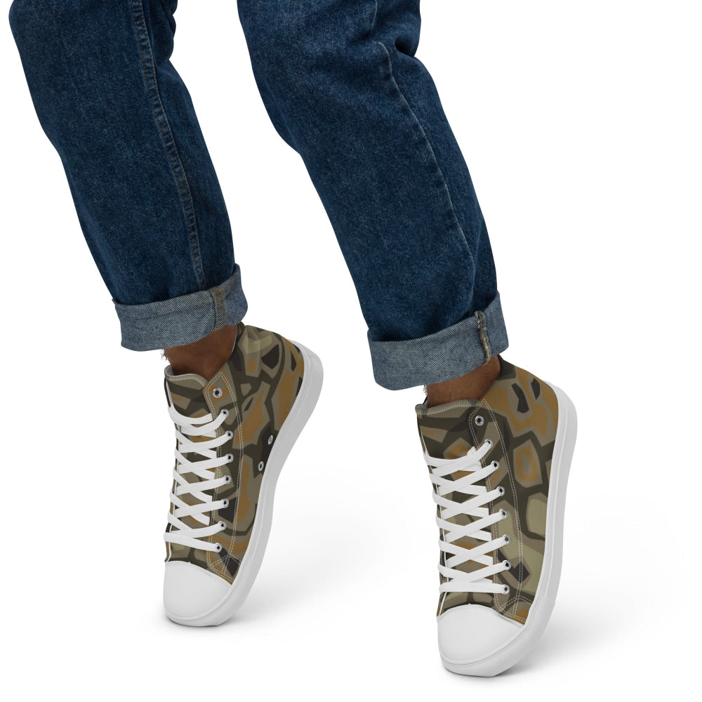 Rock CAMO Men’s high top canvas shoes - Mens High Top Canvas Shoes