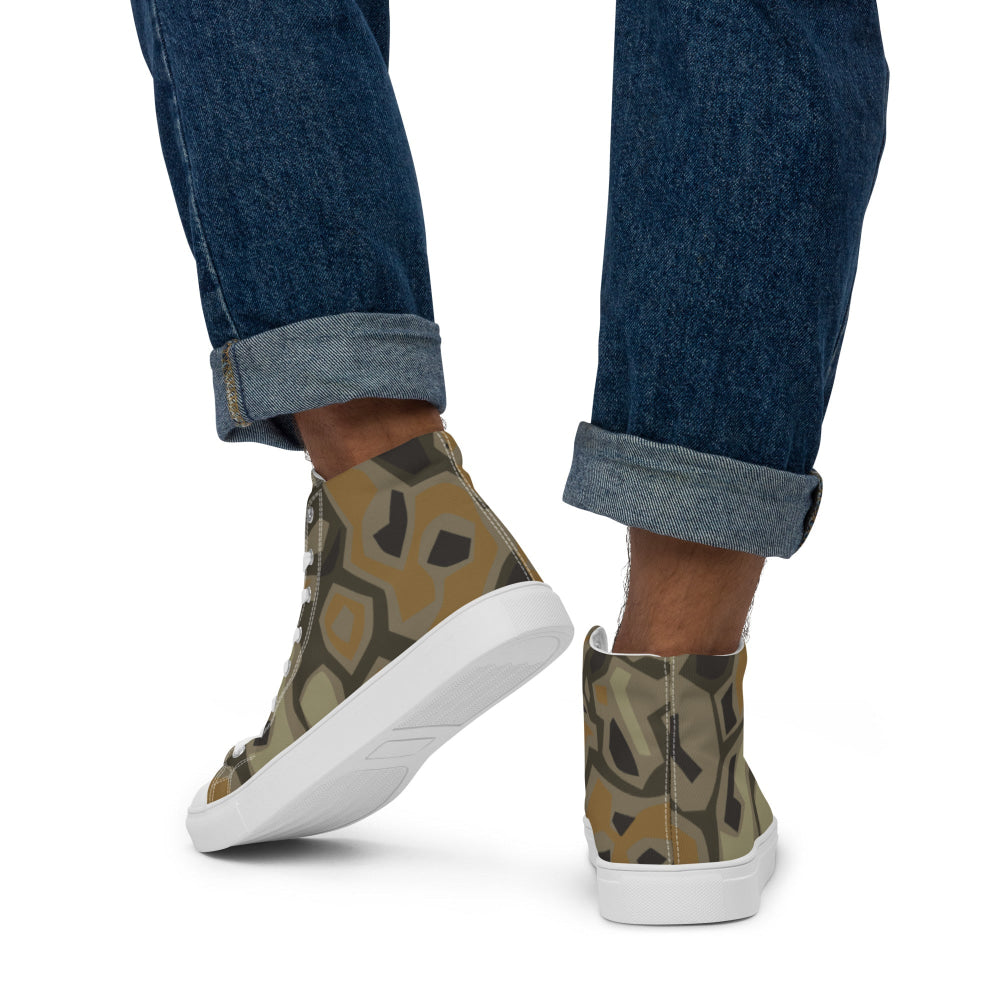 Rock CAMO Men’s high top canvas shoes - Mens High Top Canvas Shoes