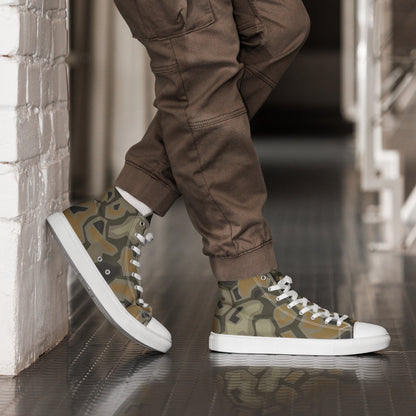 Rock CAMO Men’s high top canvas shoes - Mens High Top Canvas Shoes