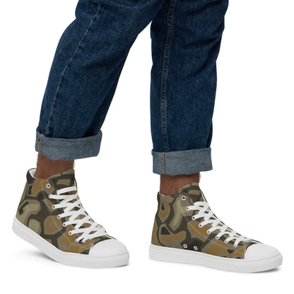 Rock CAMO Men’s high top canvas shoes - Mens High Top Canvas Shoes