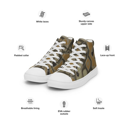 Rock CAMO Men’s high top canvas shoes - Mens High Top Canvas Shoes