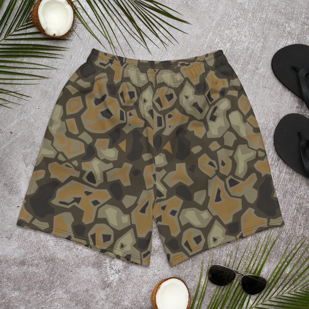 Rock CAMO Unisex Athletic Long Shorts