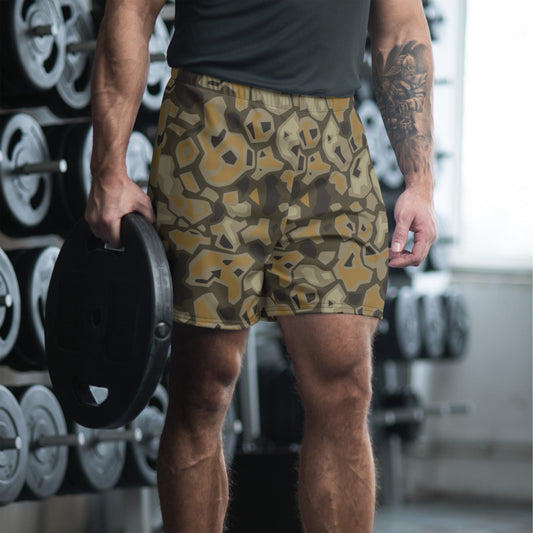 Rock CAMO Unisex Athletic Long Shorts - XS