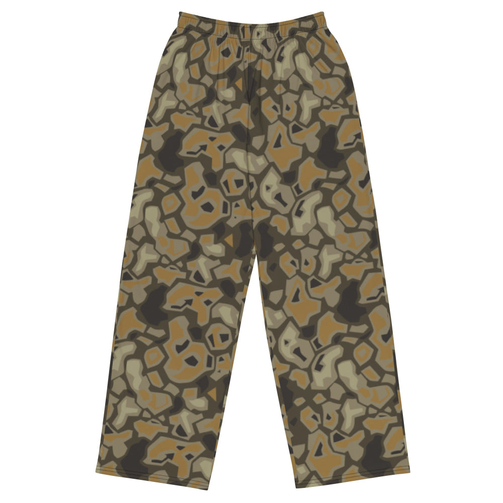 Rock CAMO unisex wide-leg pants - 2XS - Unisex Wide-Leg Pants