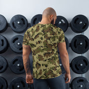 Flecktarn Romanian Woodland CAMO Mens Athletic T-Shirt - Shirt
