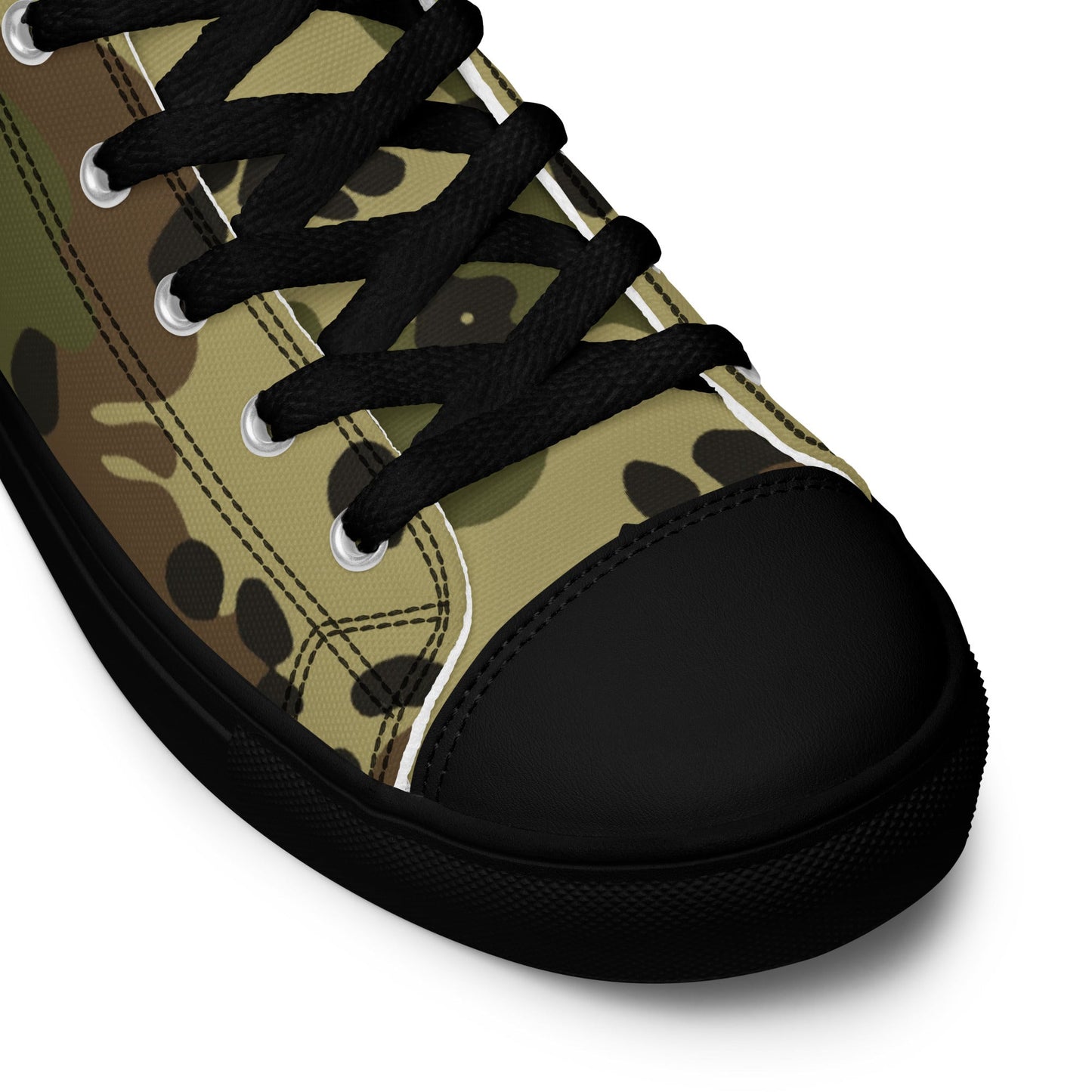 Romanian Flecktarn CAMO Mens high top canvas shoes - High Top Canvas Shoes