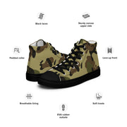 Flecktarn Romanian Woodland CAMO Mens High-Top Canvas Shoes