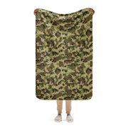 Flecktarn Romanian Woodland CAMO Sherpa Blanket - 37″×57″