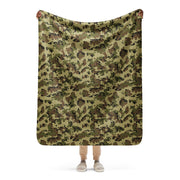 Flecktarn Romanian Woodland CAMO Sherpa Blanket - 50″×60″