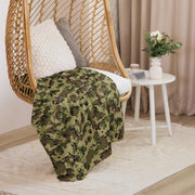 Flecktarn Romanian Woodland CAMO Sherpa Blanket