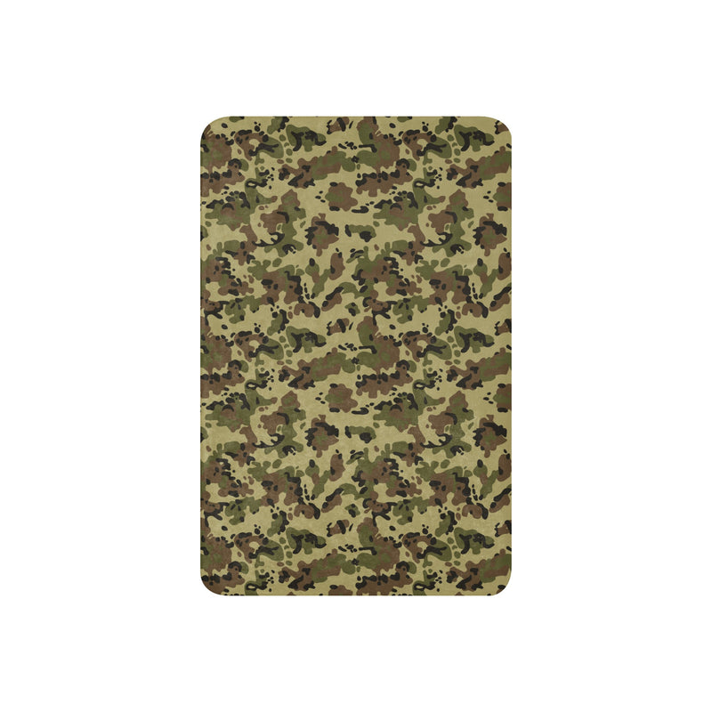 Flecktarn Romanian Woodland CAMO Sherpa Blanket