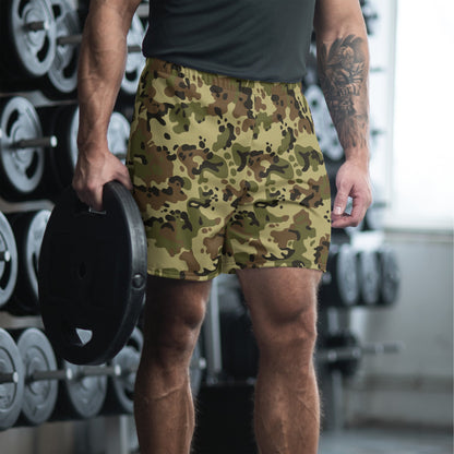 Romanian Flecktarn CAMO Unisex Athletic Long Shorts 2XS
