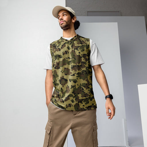 Flecktarn Romanian Woodland CAMO Unisex Basketball Jersey - 2XS