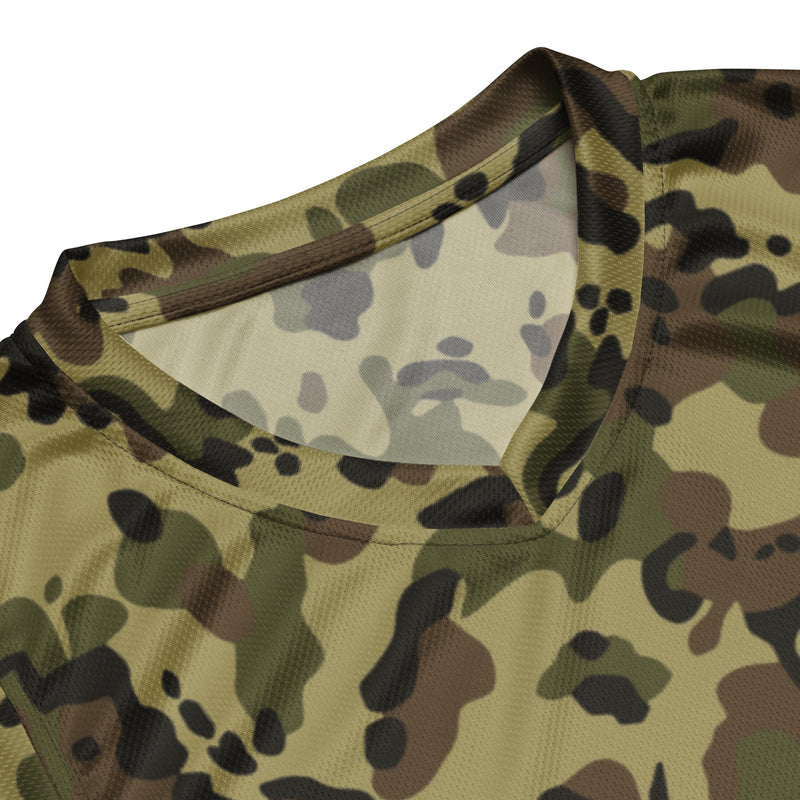 Flecktarn Romanian Woodland CAMO Unisex Basketball Jersey