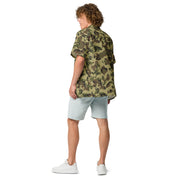 Flecktarn Romanian Woodland CAMO Unisex Short-Sleeve Button Shirt - Button-Up