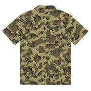 Flecktarn Romanian Woodland CAMO Unisex Short-Sleeve Button Shirt - Button-Up