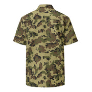 Flecktarn Romanian Woodland CAMO Unisex Short-Sleeve Button Shirt - Button-Up