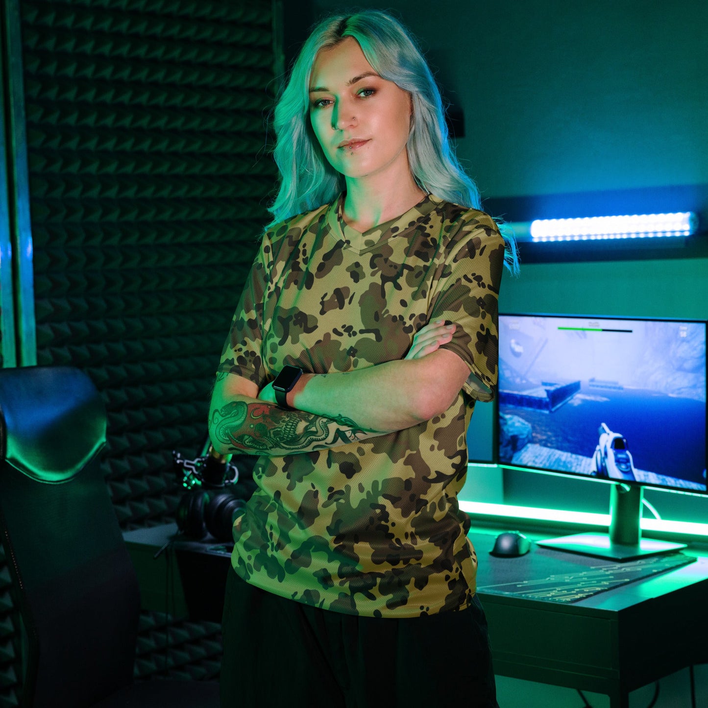 Romanian Flecktarn CAMO unisex sports jersey Sports Jerseys