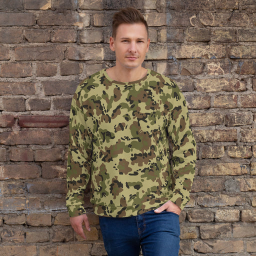 Flecktarn Romanian Woodland CAMO Unisex Sweatshirt - XS