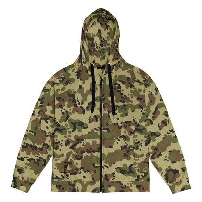Romanian Flecktarn CAMO Unisex zip hoodie - 2XS - Zip Hoodies