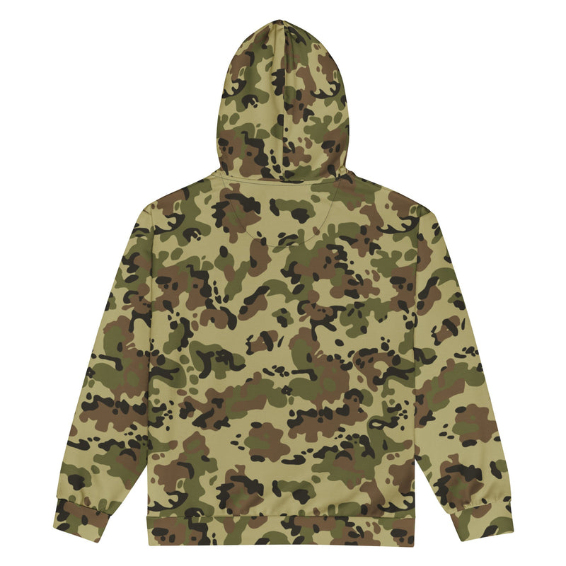 Flecktarn Romanian Woodland CAMO Unisex Zip Hoodie