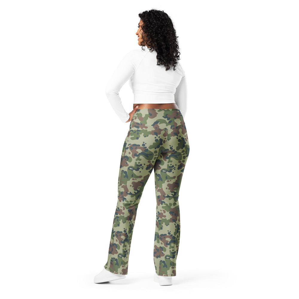 Romanian M1994 Fleck Summer CAMO Flare leggings - Womens Leggings