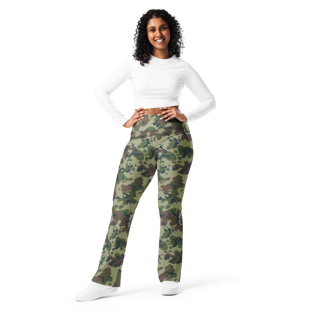 Romanian M1994 Fleck Summer CAMO Flare leggings - Womens Leggings