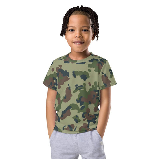 Romanian M1994 Fleck Summer CAMO Kids crew neck t-shirt - 2T - Crew Neck T-shirt