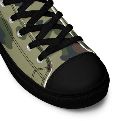 Romanian M1994 Fleck Summer CAMO Men’s high top canvas shoes - Mens High Top Canvas Shoes