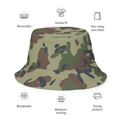 Romanian M1994 Fleck Summer CAMO Reversible bucket hat - Bucket Hat