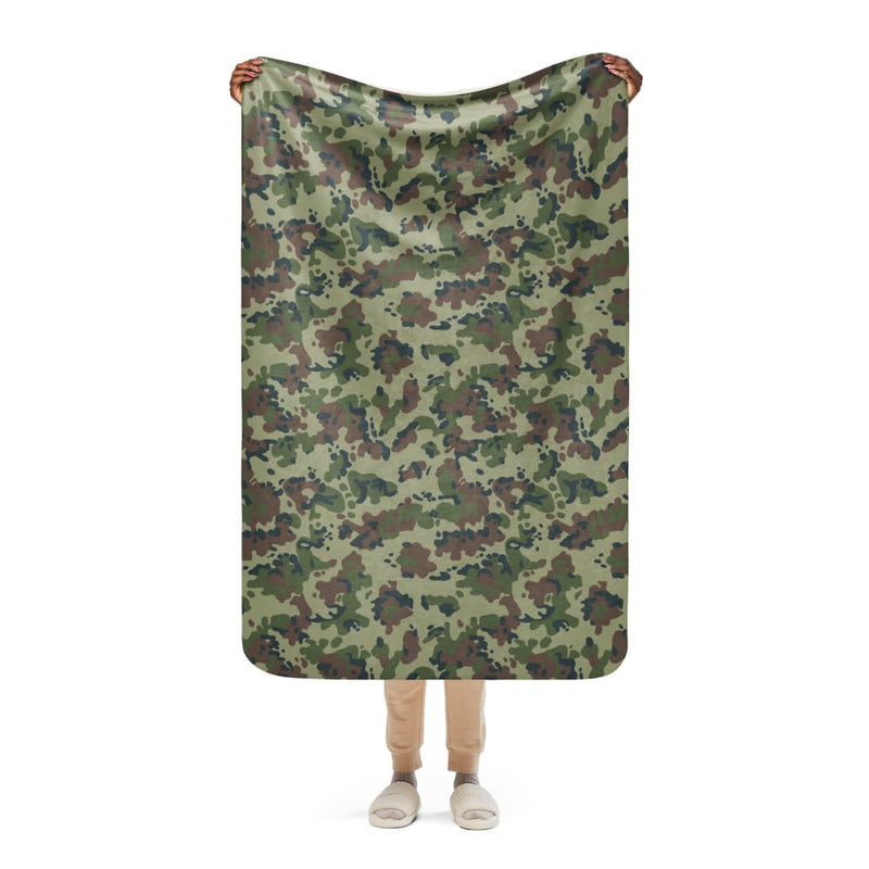 Romanian M1994 Fleck Summer CAMO Sherpa blanket - 37″×57″